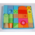 Colorful Wooden Blocks Educational bricks Block DIY Toy Brick